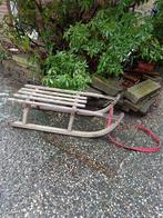 Leuke houten slee voor de winter!, Ophalen, Gebruikt, Overige merken