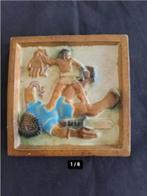 Rare Wall tile wall plaque Giant Antigoon & Brabo Antwerp 25, Antiek en Kunst, Ophalen of Verzenden
