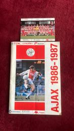 AJAX PRESENTATIE GIDS en SELECTIE FOTO 1986/1987, Verzamelen, Ophalen of Verzenden, Zo goed als nieuw, Ajax, Boek of Tijdschrift