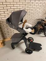 Zeer complete en nette Stokke Xplory X kinderwagen grijs, Kinderen en Baby's, Kinderwagens en Combinaties, Verstelbare duwstang