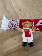 Ajax beer (met kaartje) en Ajax sjaal, Ophalen of Verzenden, Zo goed als nieuw, Ajax, Vaantje of Sjaal