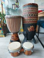 Djembe (heeft nieuw vel), trommel, bongo's, Muziek en Instrumenten, Ophalen, Gebruikt, Trommel