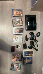 SEGA Megadrive 16-BIT + toebehoren en spellen, Verzenden, Zo goed als nieuw, Met 2 controllers, Mega Drive