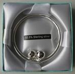 Sterling zilveren armband met 2 belletjes in doosje, Ophalen of Verzenden, Nieuw, Zilver, Zilver