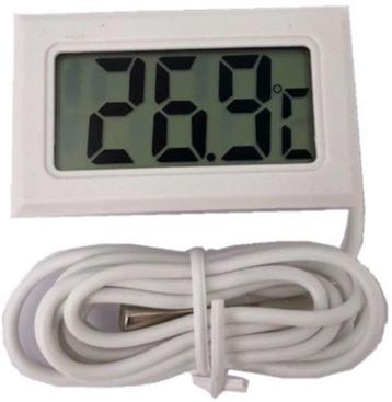 Digitale Terrarium - Thermometer Aquarium - Thermometer Wit beschikbaar voor biedingen