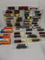 Grote Collectie Marklin Fleischmann Roco Rowa Wagons (47x), Wisselstroom, Gebruikt, Gebr. Märklin & Cie GmbH, Wagon
