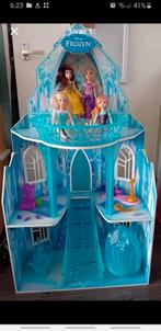 Poppenhuis Disney Frozen barbies prinsessen speelgoed lol, Ophalen of Verzenden, Gebruikt, Poppenhuis