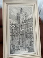 Antieke pen tekening Sint Jan, Ophalen