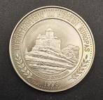 1993 5 ECU Liechtenstein Schloss Gutenberg, Ophalen of Verzenden, Overige materialen, Buitenland