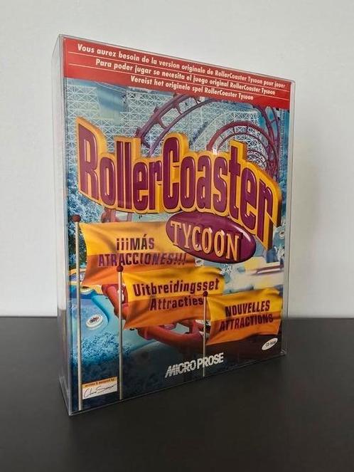 Rollercoaster Tycoon uitbreidingsset attracties - Big box, Spelcomputers en Games, Games | Pc, Zo goed als nieuw, 1 speler, Vanaf 3 jaar