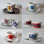 Verzameling van diverse vintage retro kop en schotel, Ophalen of Verzenden, Zo goed als nieuw, Overige stijlen, Kop(pen) en/of Schotel(s)