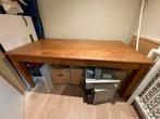 Teakhouten Eettafel 180x90 - Afneembare Poten, Huis en Inrichting, Tafels | Eettafels, Gebruikt, Teakhout, Vijf personen of meer