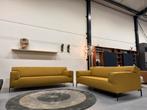 2 Nieuw Design on Stock Bloq 3 & 2,5 zits Bank Amaro Geel, Huis en Inrichting, 75 tot 100 cm, Ophalen of Verzenden, Rechte bank