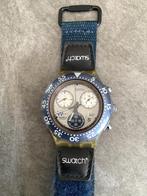 Swatch horloge sportief - Weinig gedragen, Kunststof, Polshorloge, Ophalen of Verzenden, Zo goed als nieuw