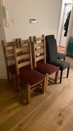Zeven gratis eetstoelen, Huis en Inrichting, Stoelen, Ophalen, Gebruikt