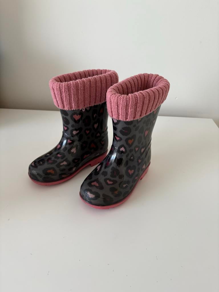 Leuke regenlaarsjes maat 23, Kinderen en Baby's, Kinderkleding | Schoenen en Sokken, Ophalen, Zo goed als nieuw, Meisje, Laarzen