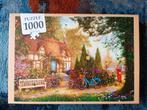 Dromerige zomerse puzzel. Cottage 1000 stukjes., Ophalen of Verzenden, 500 t/m 1500 stukjes, Zo goed als nieuw, Legpuzzel