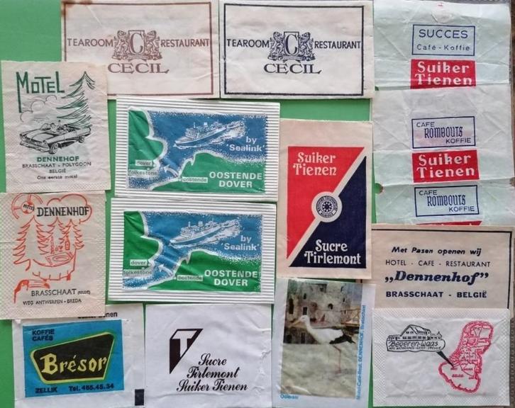 Buitenland België 536, Verzamelen, Suikerzakjes, Verzenden