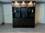 Vakkenkast New York / Buffetkast zwart, Ophalen, Open Einde 12, Info@123barren.nl, Met deur(en)