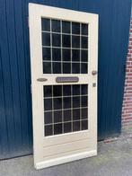 Voordeur glas in lood, 80 tot 100 cm, Gebruikt, Glas, Buitendeur