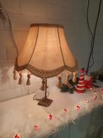 Vintage beige Victoriaanse lampekap, Ophalen of Verzenden