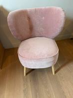 Ikea Roze Velvet Fauteuil, Huis en Inrichting, Fauteuils, Minder dan 50 cm, Minder dan 75 cm, Ophalen of Verzenden, Zo goed als nieuw