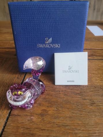 Swarovski Cheshire Cat uit 2016 met doos uit Alice in wonder beschikbaar voor biedingen