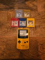 Gameboy color met de gen 1/2 pokemon spellen, Ophalen of Verzenden, Game Boy Color, Zo goed als nieuw, Met games