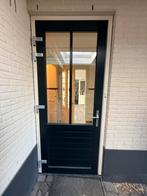 Donkergroene kunstoffe Buitendeur - 109x245 cm, Doe-het-zelf en Verbouw, Deuren en Horren, Kunststof, Gebruikt, 215 cm of meer