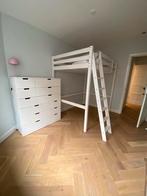 Ikea hoogslaper 140x200, Huis en Inrichting, Slaapkamer | Stapelbedden en Hoogslapers, Hoogslaper, Tweepersoons, Zo goed als nieuw