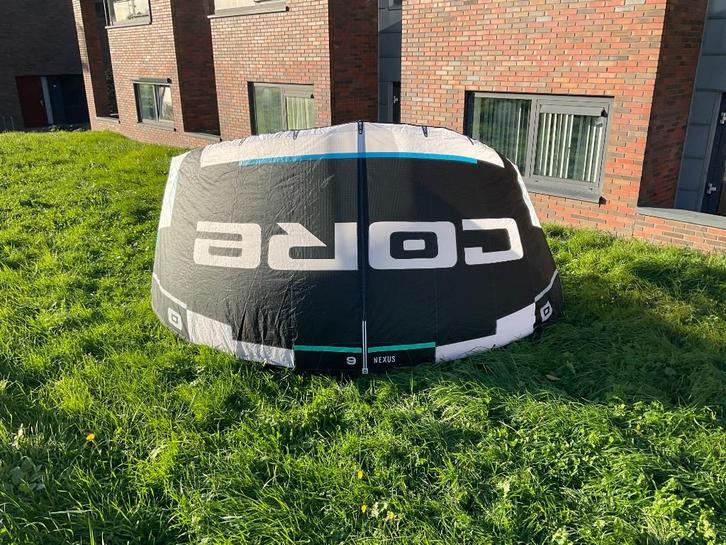 Te koop Core Nexus 3 kite in 9 meter zwart, Watersport en Boten, Kitesurfen, Zo goed als nieuw, Kite, 9 m², Geen board, Ophalen of Verzenden