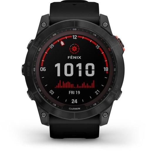 Garmin fēnix 7X – Solar Edition, Sieraden, Tassen en Uiterlijk, Sporthorloges, Zo goed als nieuw, Android, Grijs, GPS, Hoogte