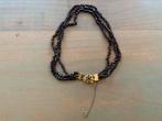 Aangeboden vintage granaatketting met gouden slot, Gebruikt, Paars, Ophalen of Verzenden, Met edelsteen