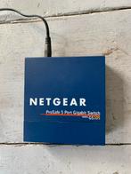 Netgear prosafe 5 Port Gigabit Switch model GS105, Ophalen of Verzenden, Zo goed als nieuw