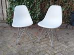 Design 2x Vitra Eames DSR, Ophalen, Zo goed als nieuw, Wit, Twee