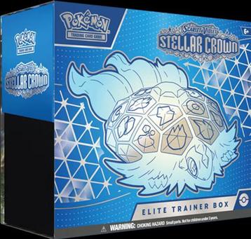 Pokémon Stellar Crown elite trainer box beschikbaar voor biedingen