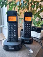 Philips D140 Duo DECT telefoonset, Telecommunicatie, Vaste telefoons | Handsets en Draadloos, 2 handsets, Zo goed als nieuw, Ophalen