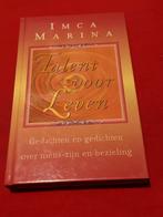 GESIGNEERD Talent voor leven. Imca Marina. 1996, Ophalen of Verzenden, Gelezen