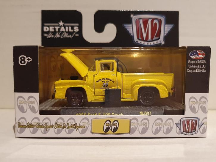 M2 machines 1/64 1956 Ford F-100 Truck, Hobby en Vrije tijd, Modelauto's | Overige schalen, Nieuw, Auto, Ophalen of Verzenden