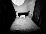 Bed with frame and smart foam!!!!, Huis en Inrichting, Slaapkamer | Bedden, 160 cm, Gebruikt, Stof, Zwart