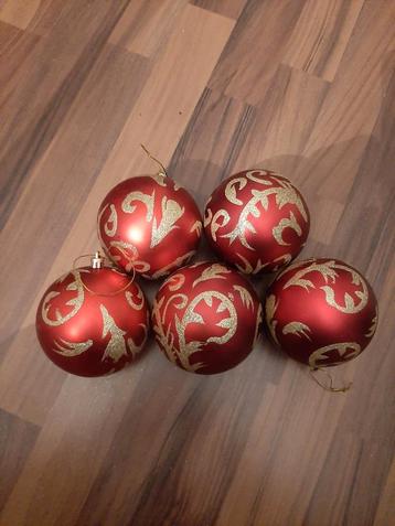 5 zgan kerstballen  beschikbaar voor biedingen