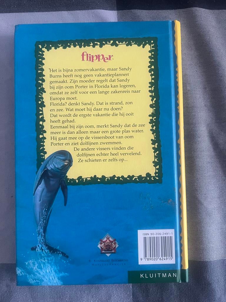 Flipper - Dina Anastasio - Jeugdboek, Ophalen of Verzenden, Zo goed als nieuw, Fictie algemeen