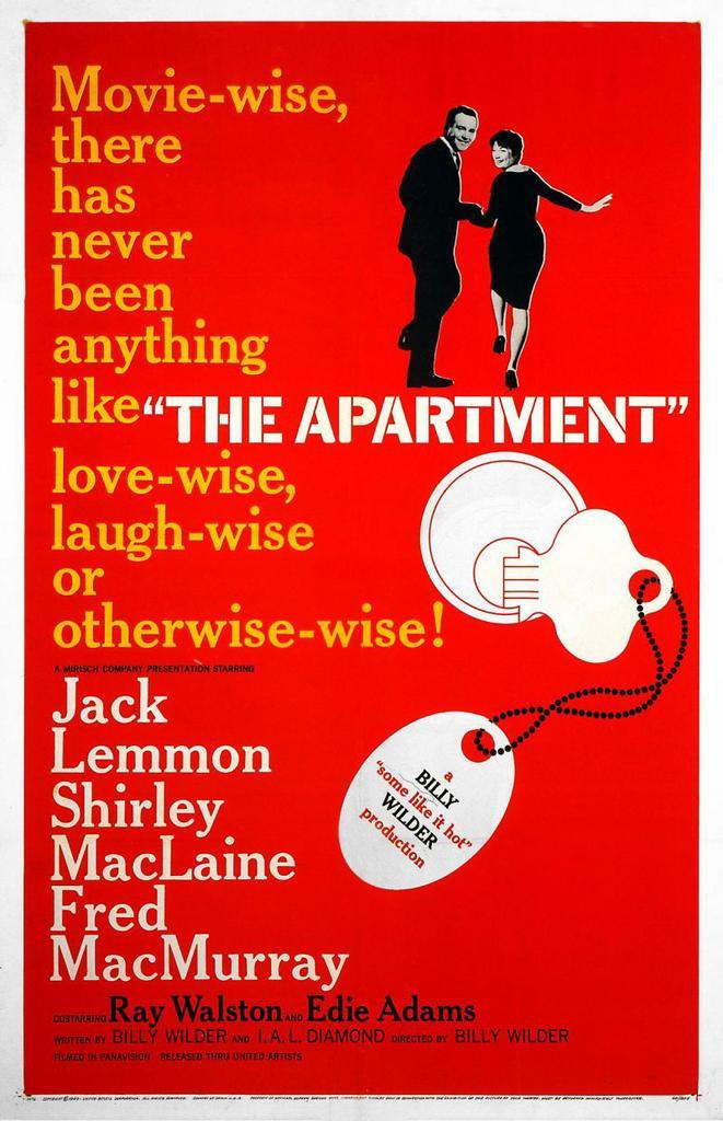 The Apartment, Billy Wilder, Jack Lemmon, Shirley MacLaine., Cd's en Dvd's, Dvd's | Klassiekers, Zo goed als nieuw, Ophalen of Verzenden