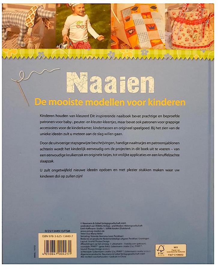 DIANA NAAIEN EN BREIEN NR. 4 -EN BOEK : NAAIEN VOOR KINDEREN, Hobby en Vrije tijd, Kledingpatronen, Zo goed als nieuw, Overige typen