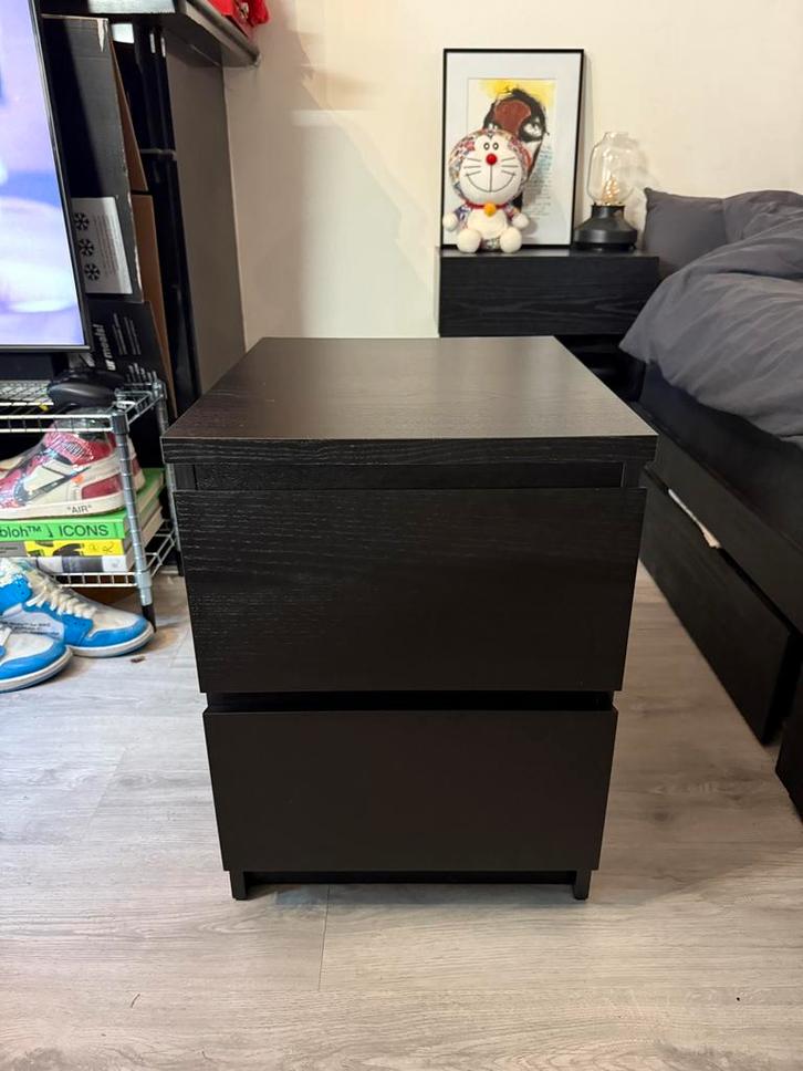 IKEA Malm Ladekast - Nachtkastje, Huis en Inrichting, Kasten | Ladekasten, Gebruikt, Minder dan 100 cm, 50 tot 100 cm, 25 tot 50 cm