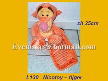 L130 Tijger Nicotoy teigetje met doekje beschikbaar voor biedingen