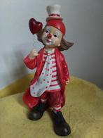 8890) mooie grote  feest clown   hoog  21cm, Ophalen of Verzenden, Zo goed als nieuw