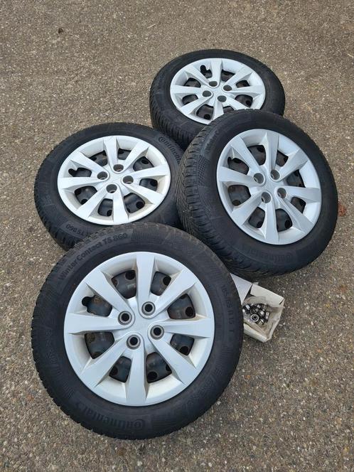 Winterbanden inclusief sneeuwkettingen, 185/65 r15 4x100, Auto-onderdelen, Banden en Velgen, Banden en Velgen, Winterbanden, 15 inch