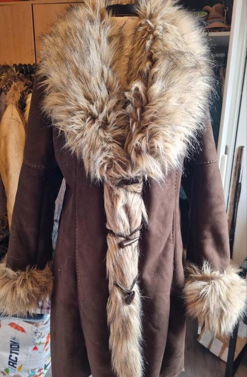 Afghaanse vintage penny lane vegan lammy fake schapenvacht, Kleding | Dames, Jassen | Winter, Gedragen, Maat 46/48 (XL) of groter