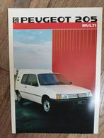 Peugeot 205 multi brochure 1986, Boeken, Ophalen of Verzenden, Zo goed als nieuw, Peugeot, Peugeot